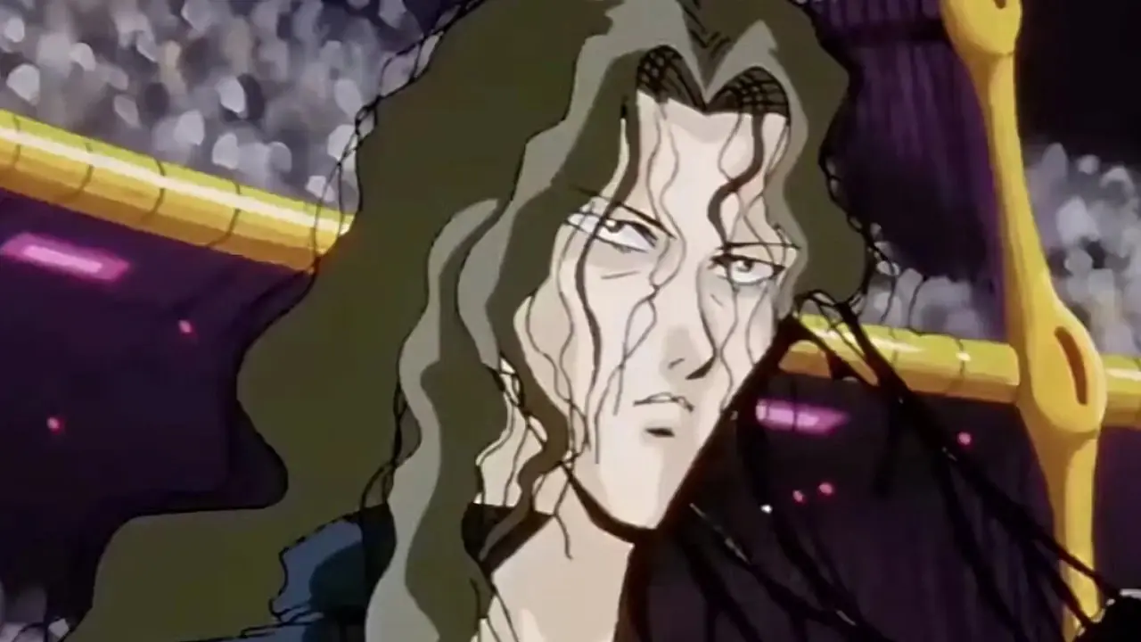 Äldste Toguro läker från en attack under en YuYu Hakusho-turnering. Äldste Toguro läker från en attack under en YuYu Hakusho-turnering.