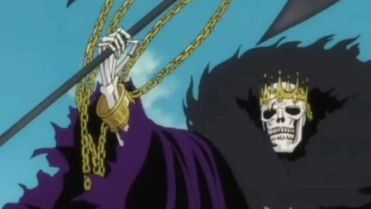 Baraggan revela su Resurrección mientras lucha contra Sui-Feng en Bleach.