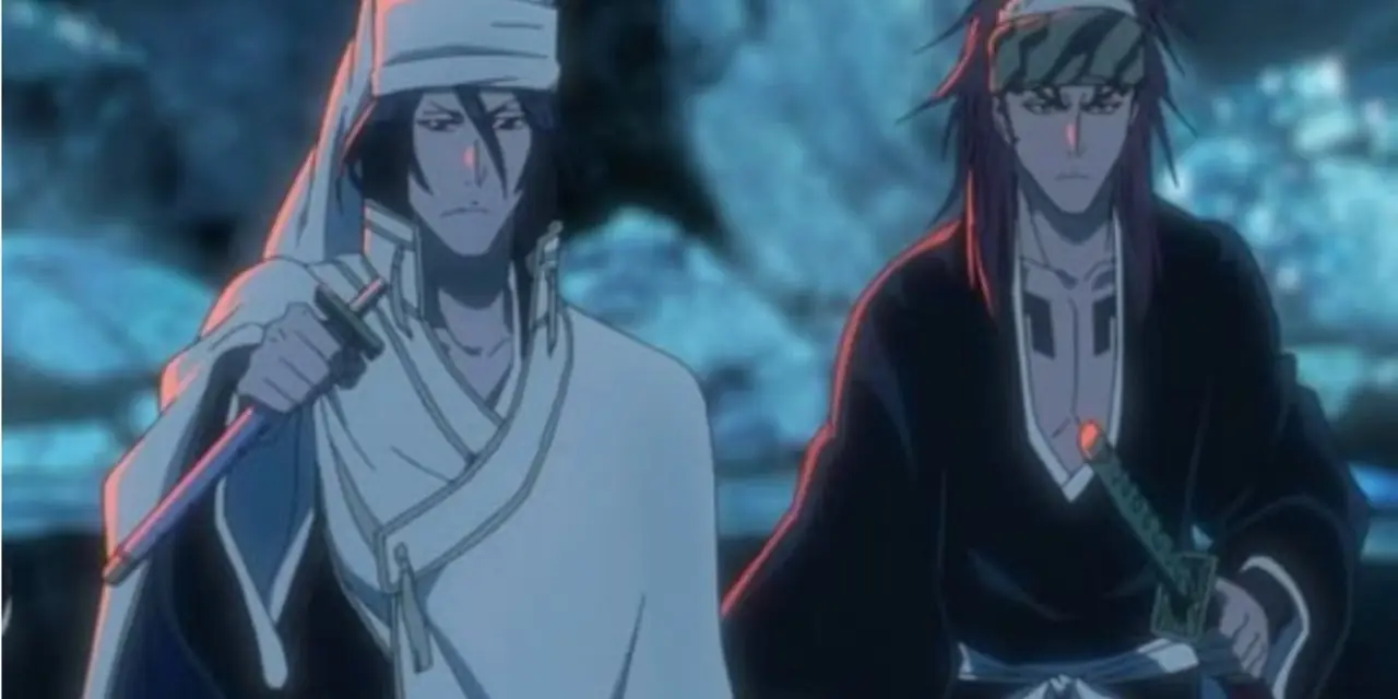 Byakuys Kuchiki och Renji Abarai från Squad 6 tar sig an flera Sternritter i Bleach: TYBW Byakuys Kuchiki och Renji Abarai från Squad 6 tar sig an flera Sternritter i Bleach: TYBW