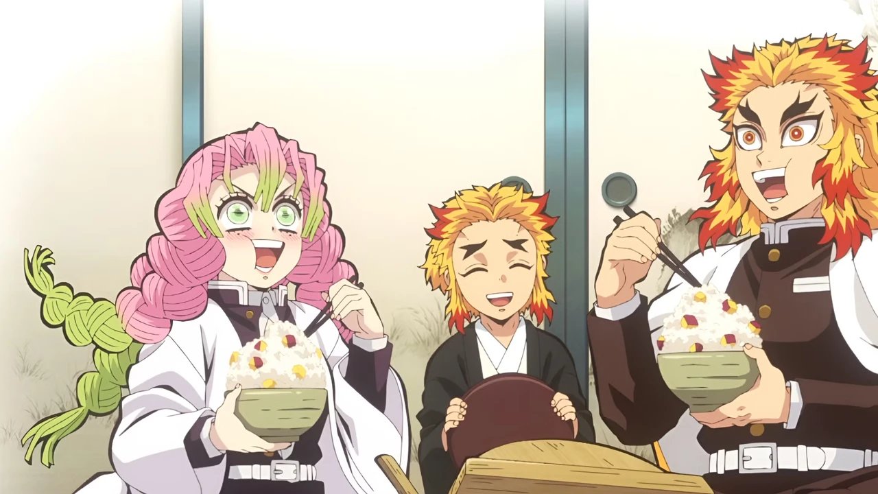 demon slayer sterkste sensei-student duo's-rengoku kyojuro en mitsuri kanroji