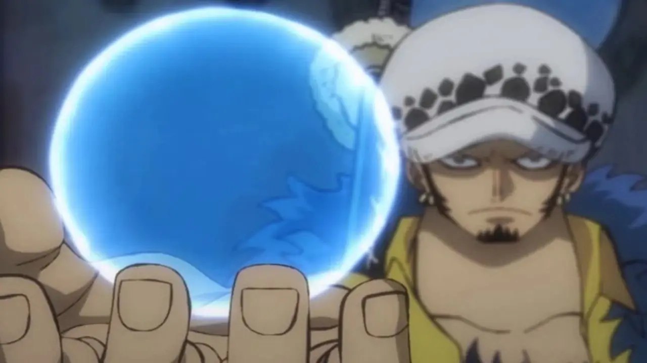 Trafalgar Law crea una stanza con il suo frutto del diavolo durante l'arco narrativo di Wano di One Piece Trafalgar Law crea una stanza con il suo frutto del diavolo durante l'arco narrativo di Wano di One Piece