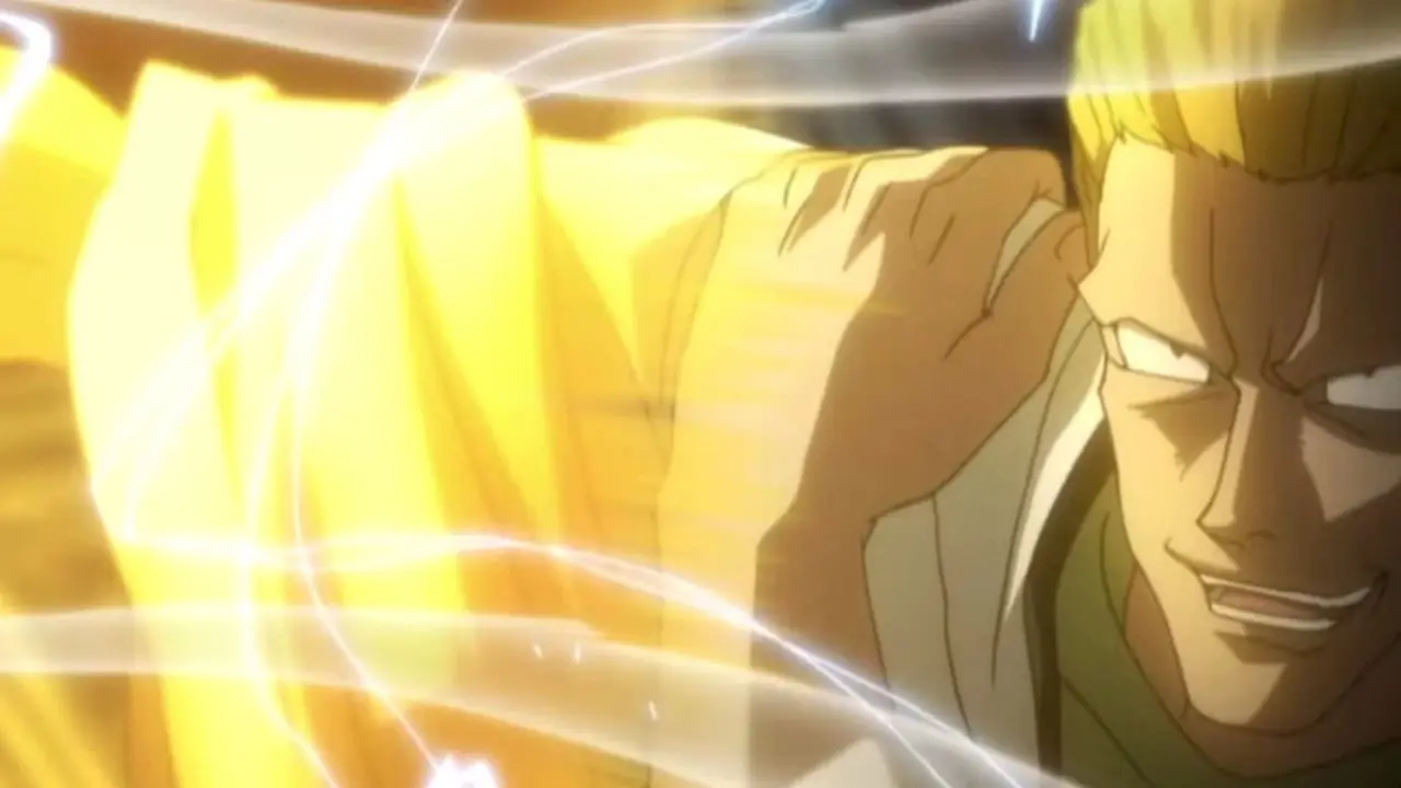 يستخدم Phinks Ripper Cyclotron ضد نملة Chimera في Hunter x Hunter.