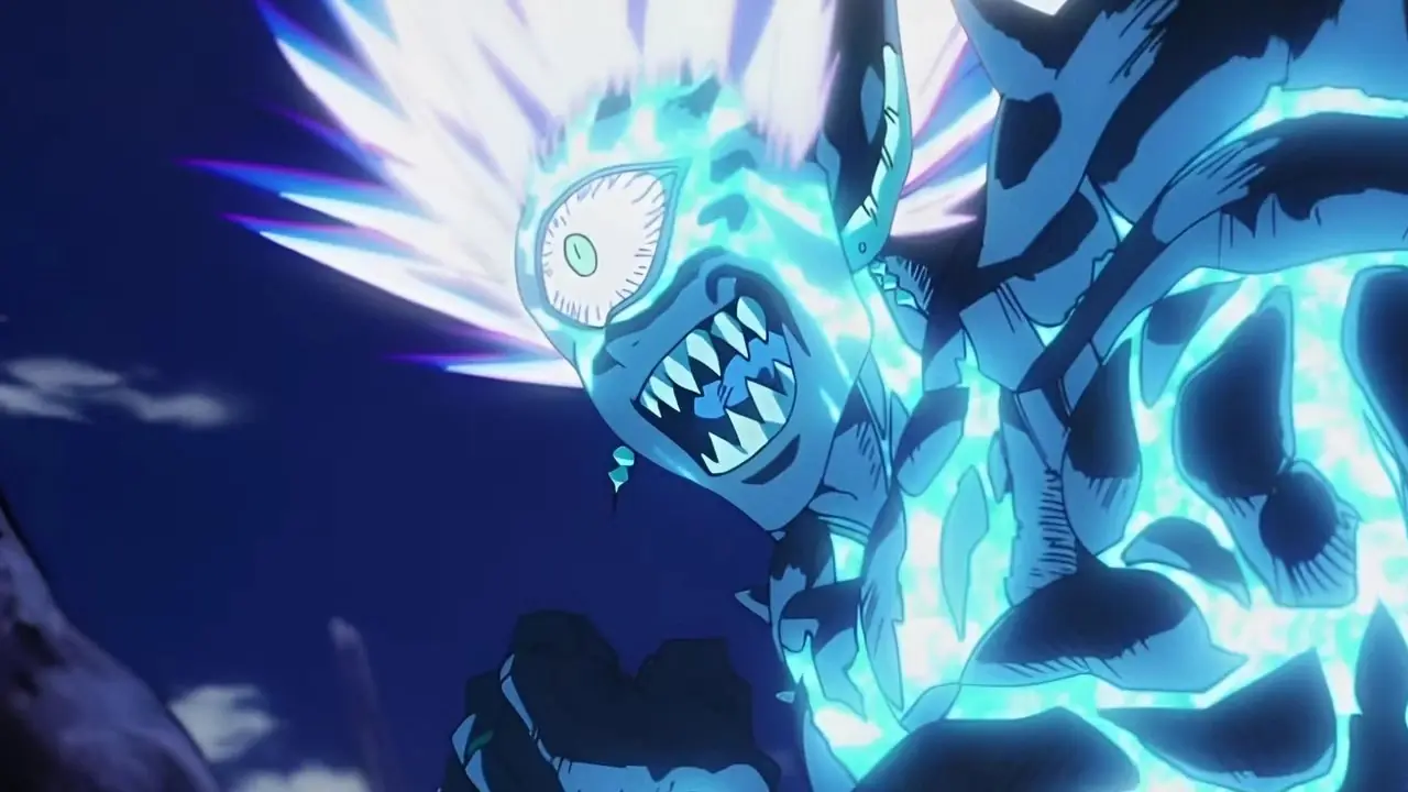 Lord Boros ri depois de usar todo o seu poder contra Saitama em One-Punch Man.