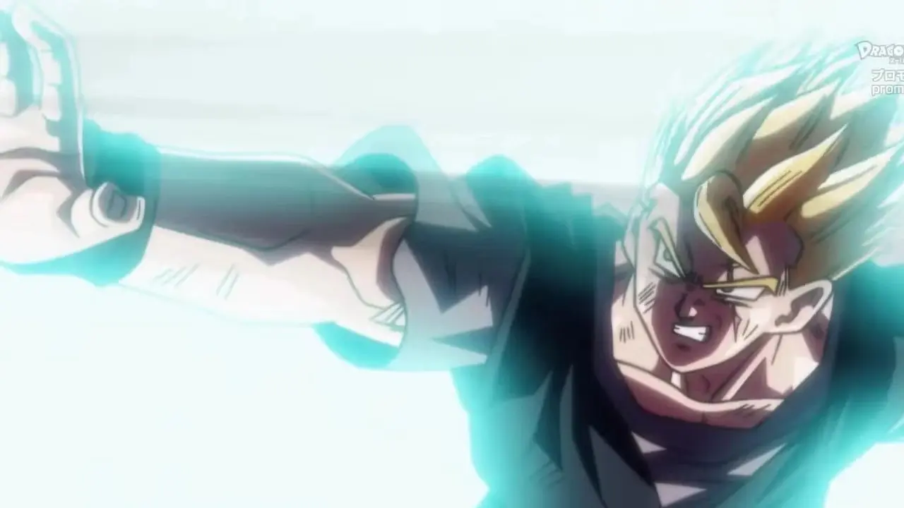 Супер Саян Будущего Гохан в роли Будущего Воина в Черном Супер Саян Будущего Гохан в роли Будущего Воина в Черном