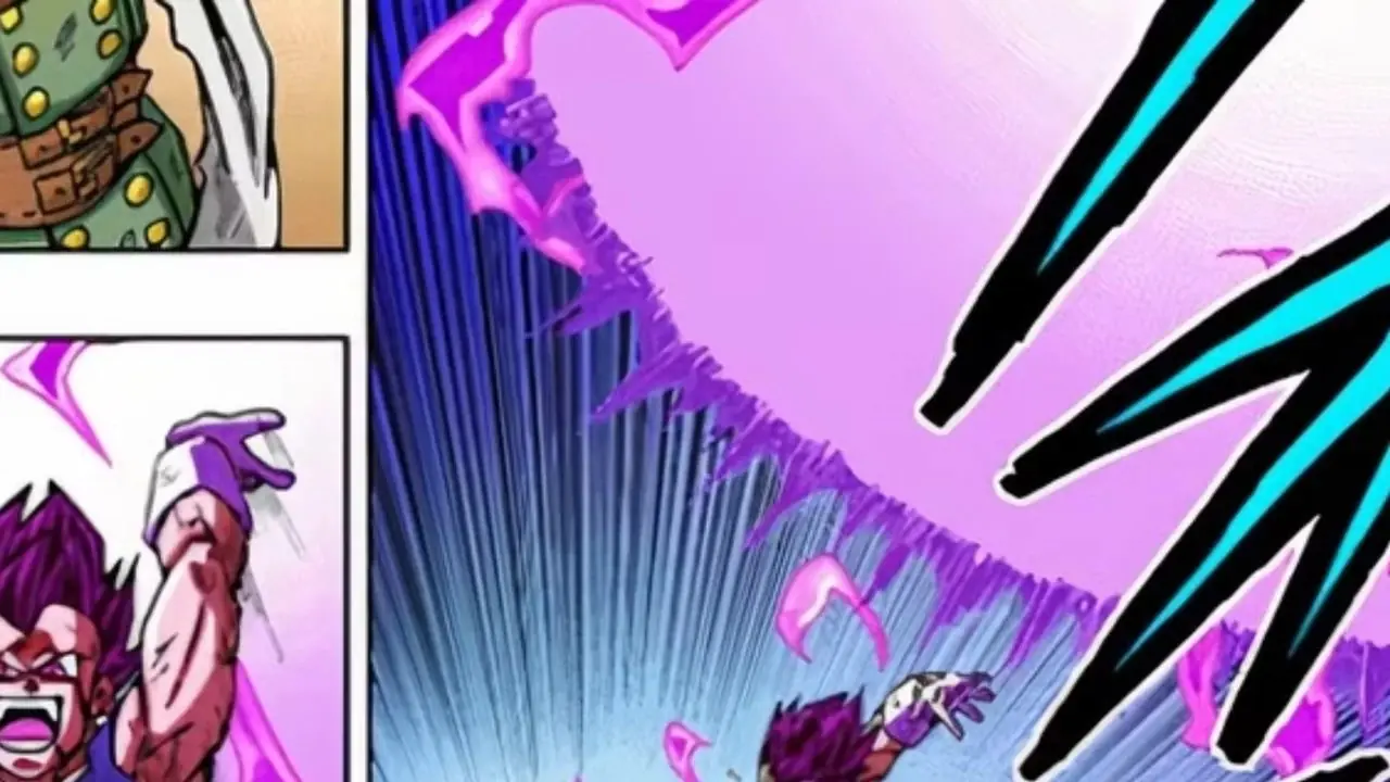 Imagen: super saiyan 3 vegeta en dragon ball daima.