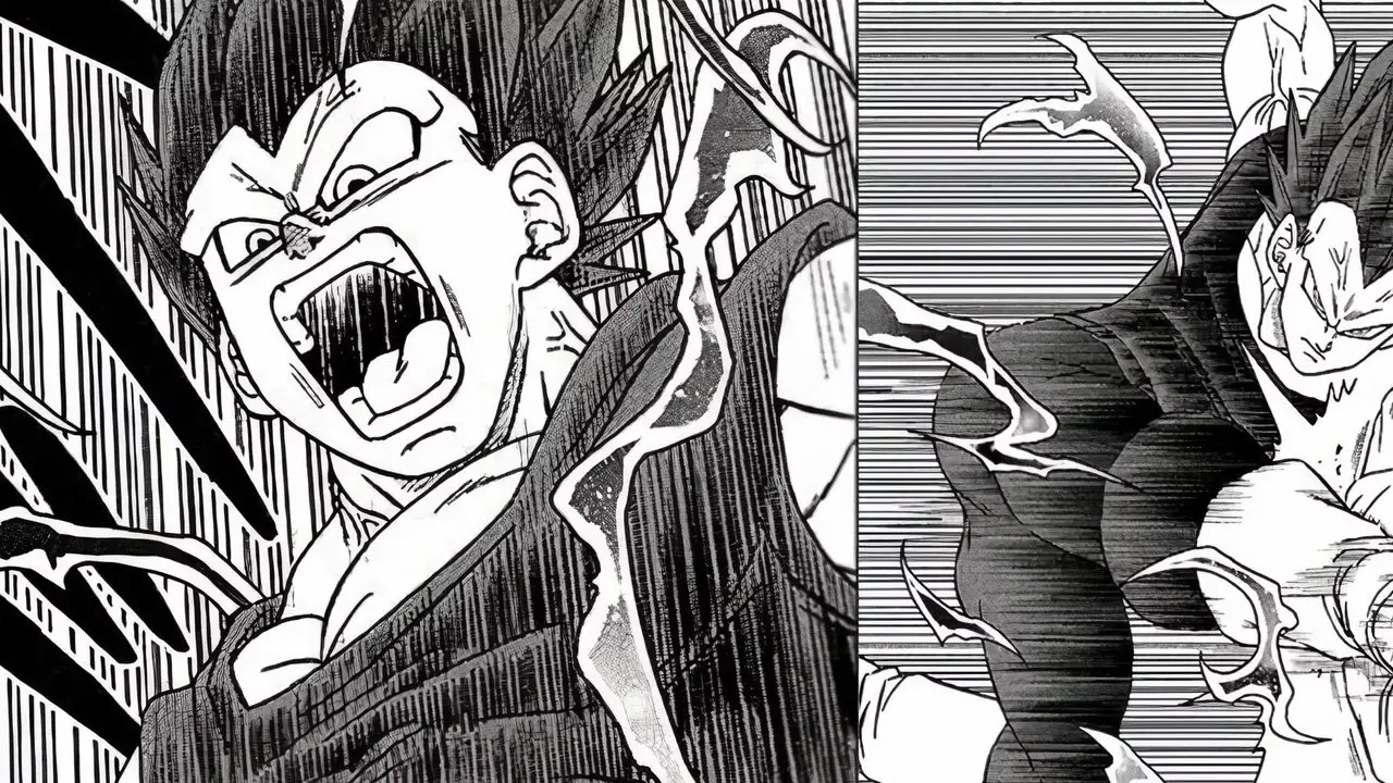 Gomah y Super Saiyan 3 Vegeta en Dragon Ball DAIMA