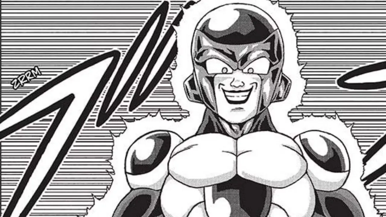 Black Freeza e um Goku ferido em Dragon Ball Super