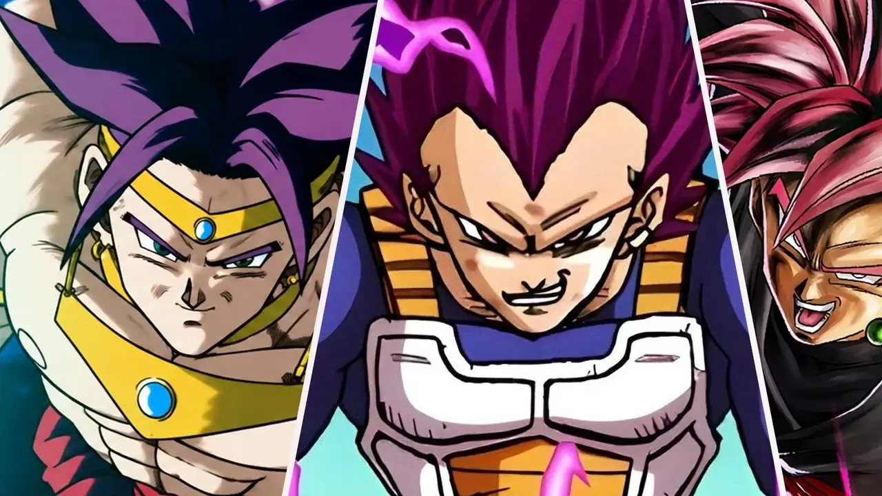 Las 5 mejores formas de pelo morado de Dragon Ball, clasificadas por diseño