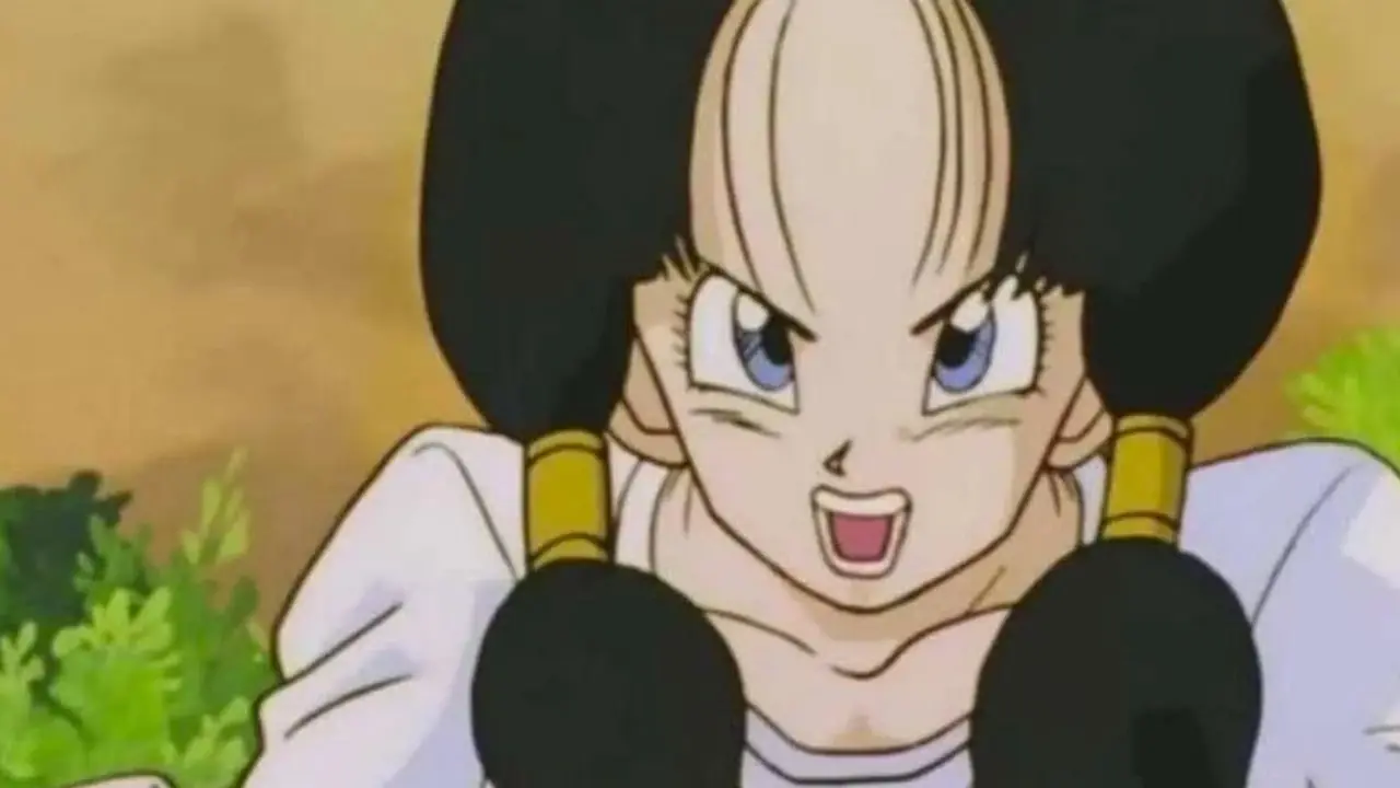 Videl raakt opgewonden tijdens het trainen met Gohan in Dragon Ball Z. Videl raakt opgewonden tijdens het trainen met Gohan in Dragon Ball Z.
