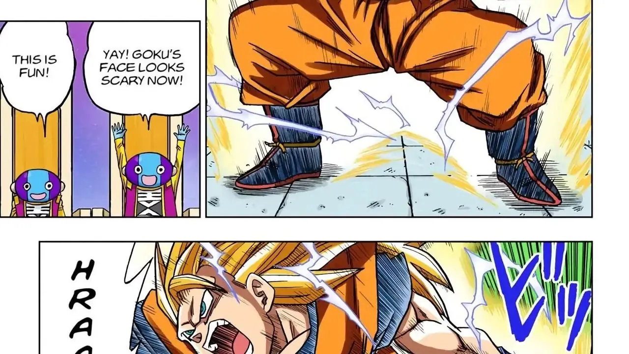 Süper Saiyan 3 Goku Toppo'ya Karşı