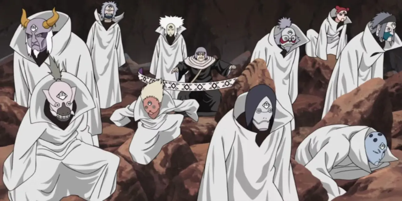 Black Zetsu rivela la sua forma fisica dopo la sconfitta di Kaguya in un flashback di Naruto: Shippuden.