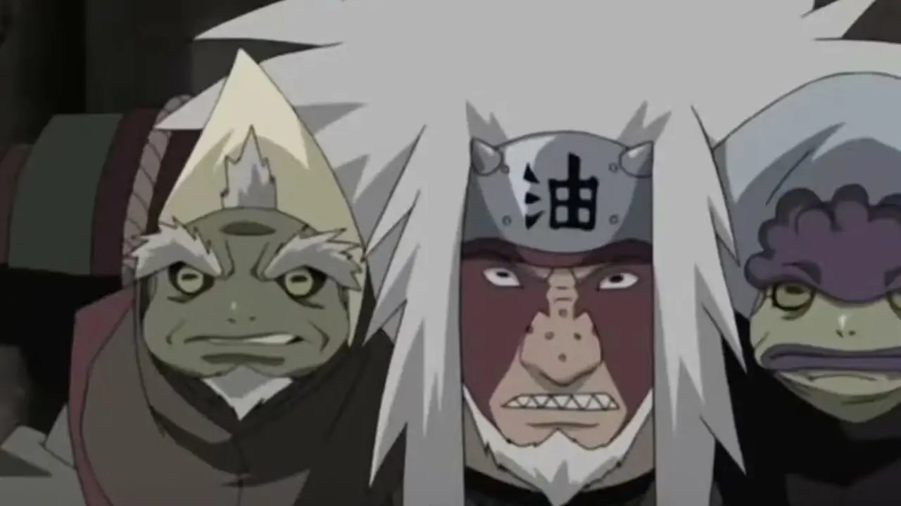 Chiriku se prépare à utiliser l'Approche Accueillante : Meurtre à Mille Bras contre Hidan et Kakuzu dans Naruto : Shippuden.