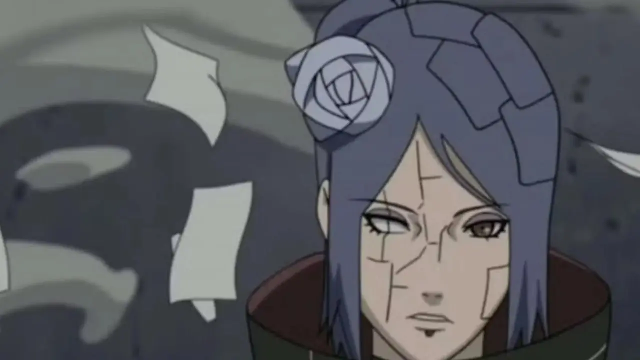 Konan papierowa osoba bóg Akatsuki podpis Jutsu naruto