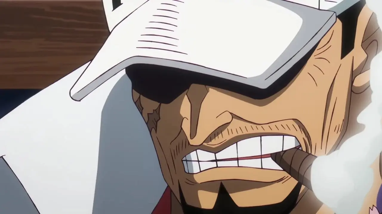 Los marines Sengoku abandonan la organización de una pieza