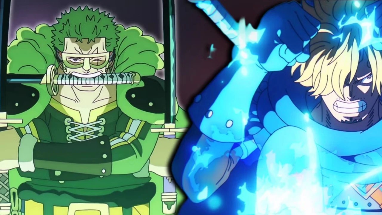 Sanji maîtrisant le Haki du conquérant une pièce Sanji maîtrisant le Haki du conquérant une pièce