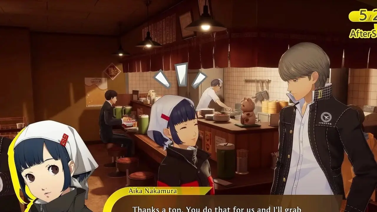 Link social de Aika no Persona 4 Revival