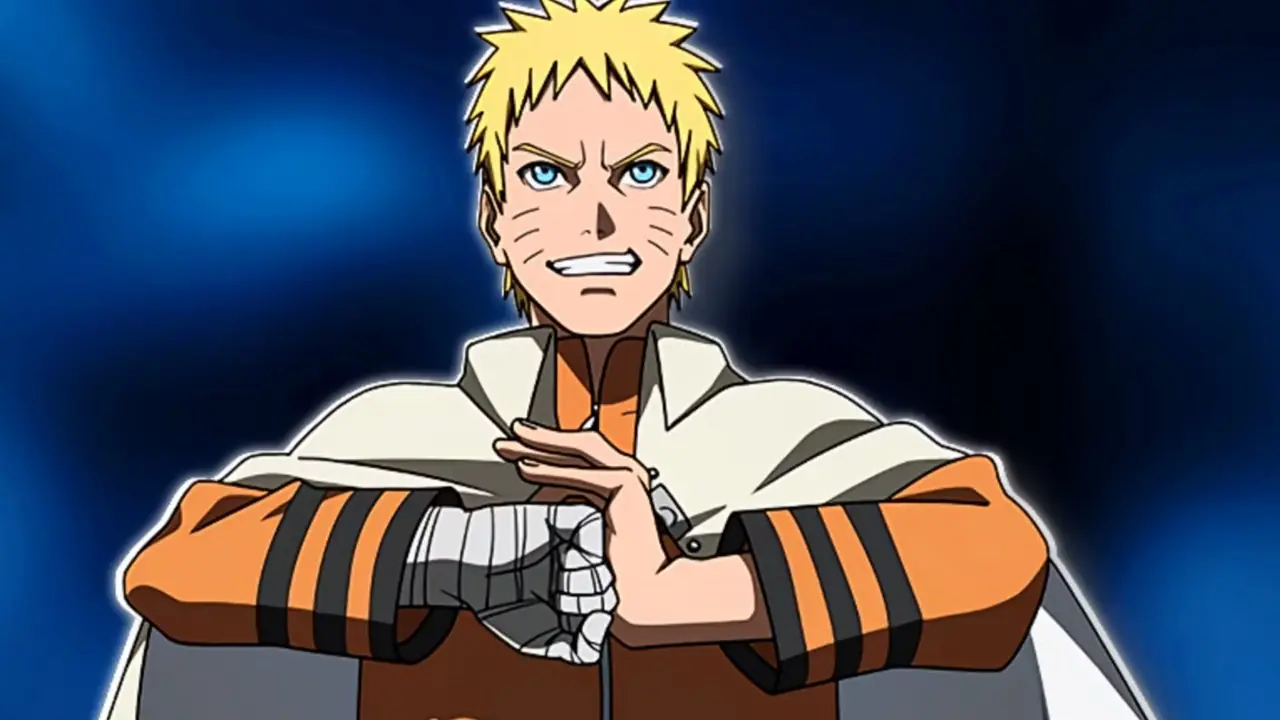 Image de Naruto Uzumaki utilisant sa transformation la plus puissante appelée mode Baryon