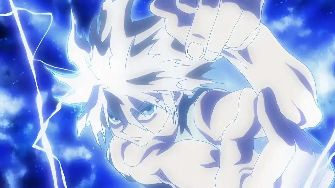anime najsilniejsze zdolności paraliżujące-hunter x Hunter-killua Zoldyck Godspeed