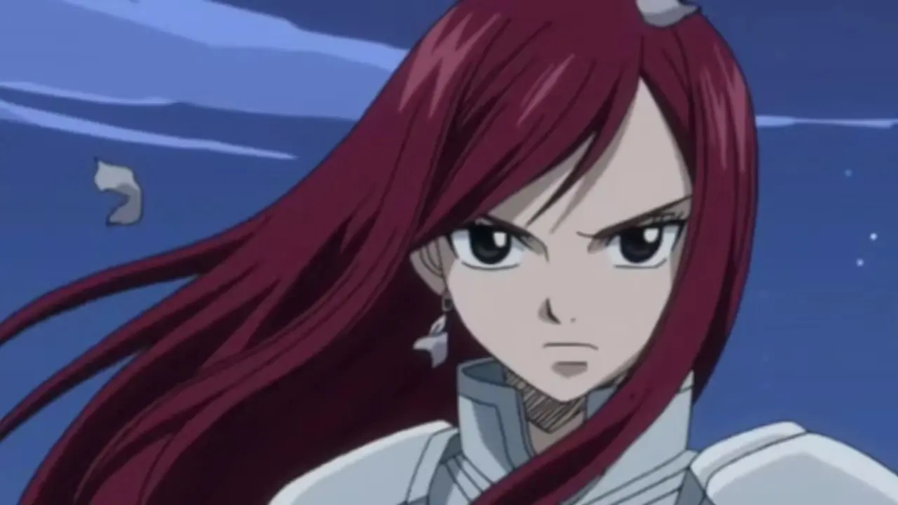 Erza saiu vitorioso após derrotar um oponente em Fairy Tail. Erza saiu vitorioso após derrotar um oponente em Fairy Tail.