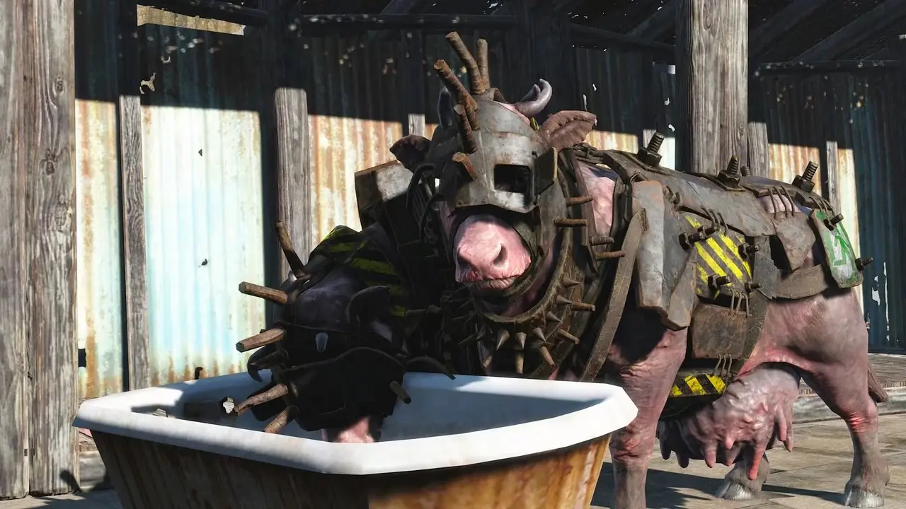 Персонажи Fallout 4 Anniversary Edition выстроились в ряд