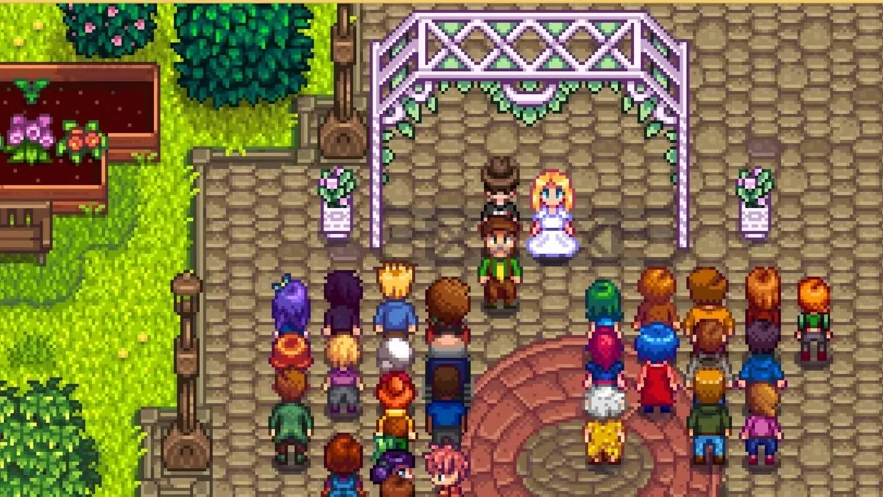 Postać gracza łowiąca ryby w Stardew Valley