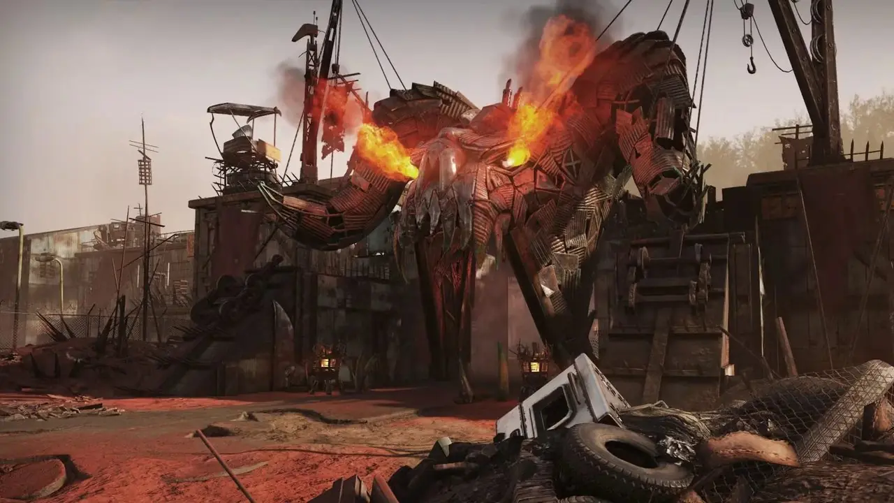 Fallout 76 Vault-Tec Üniversitesi kampüsünün dışında