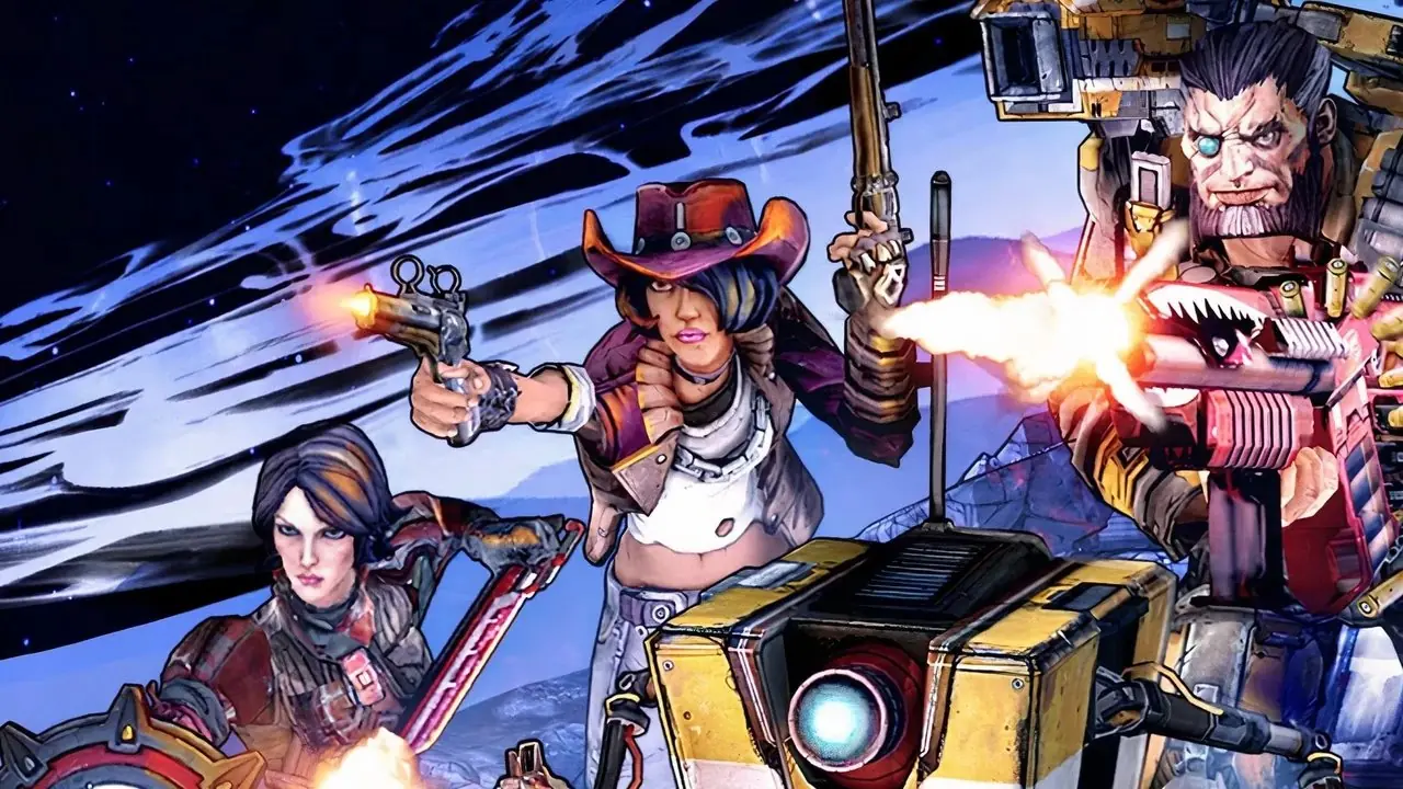 Стрельба по врагам в Borderlands The Pre-Sequel