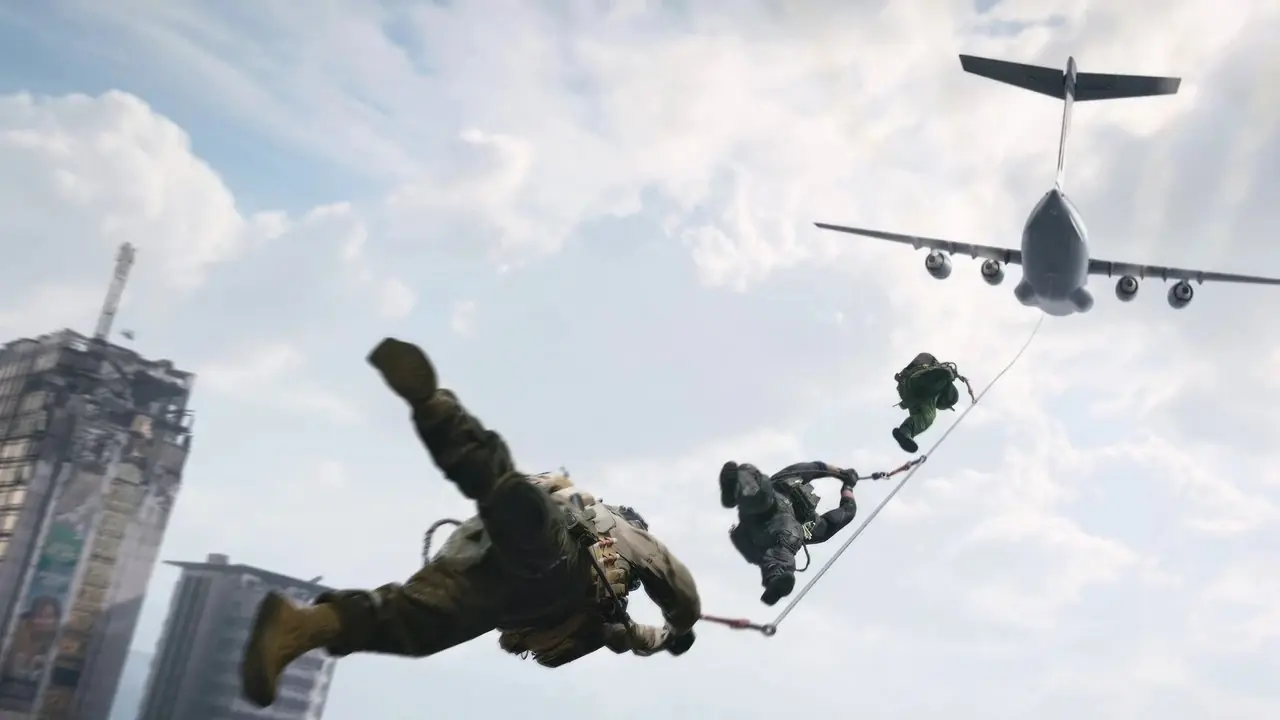 call of duty modern warfare 4 soldados dmz corriendo