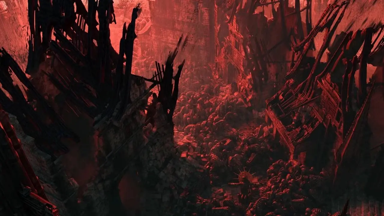 Diablo 5 のティーザー トレーラーに登場する人物のシルエット