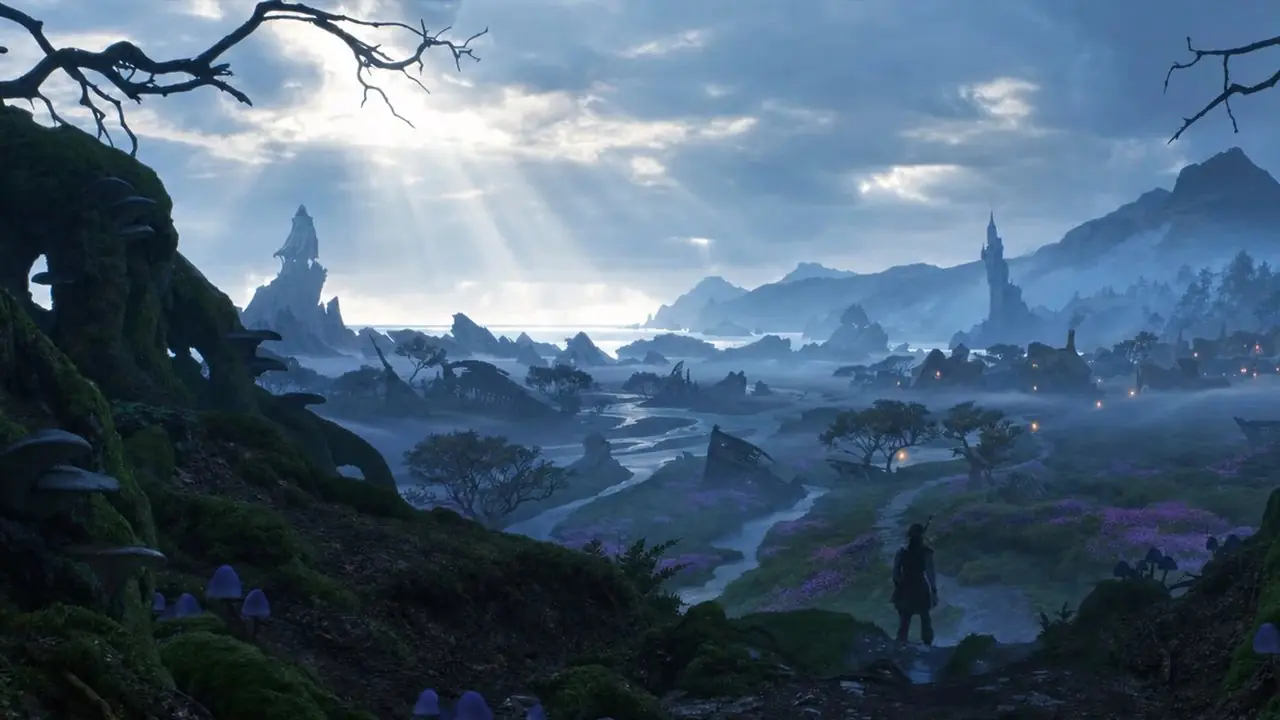 Mittlere Nahaufnahme des Fable-Protagonisten