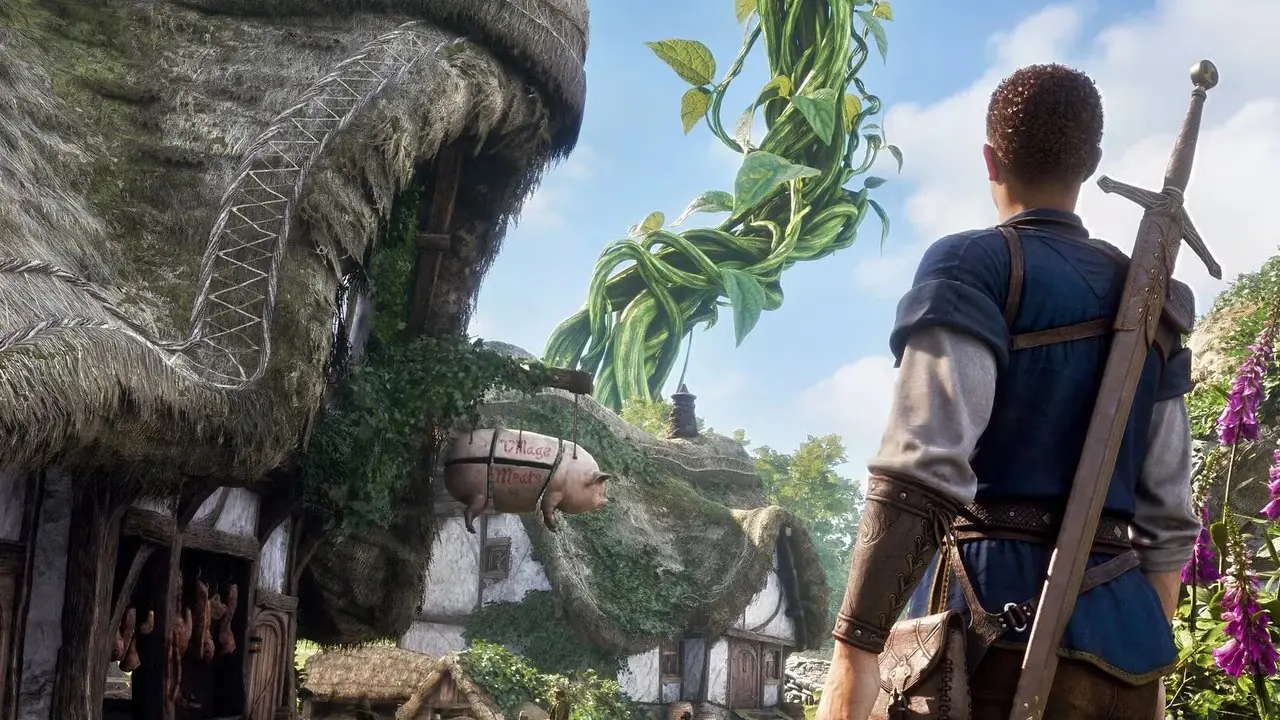 Средний крупный план главного героя Fable