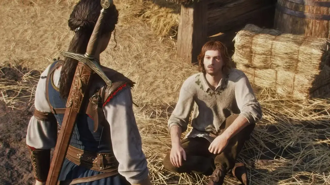 Fabel-Protagonist vor Figuren aus Baldur's Gate 3