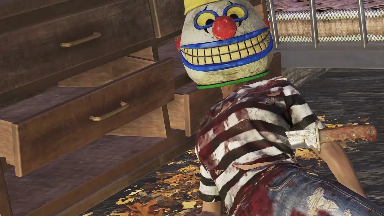 Il poster di Vault Boy di Fallout 76 distrutto
