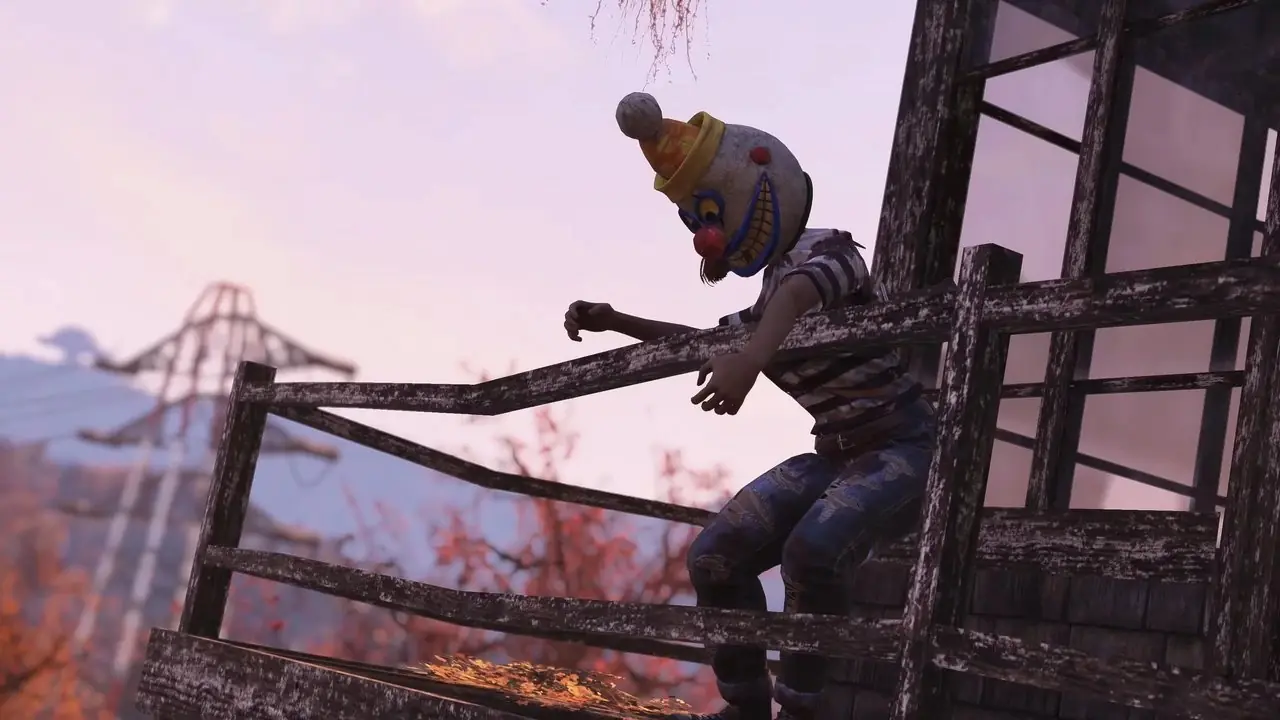 Fallout 76 Vault Boy-affisch strimlad