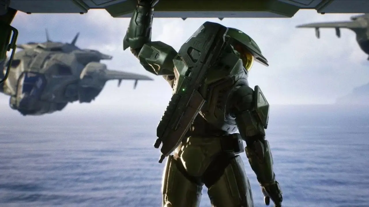 Master Chief van Halo tegenover soldaat van Call of Duty