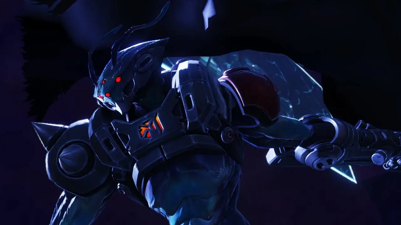 मेट्रॉइड रेवेनस सैमस को चाकू मारा जा रहा है