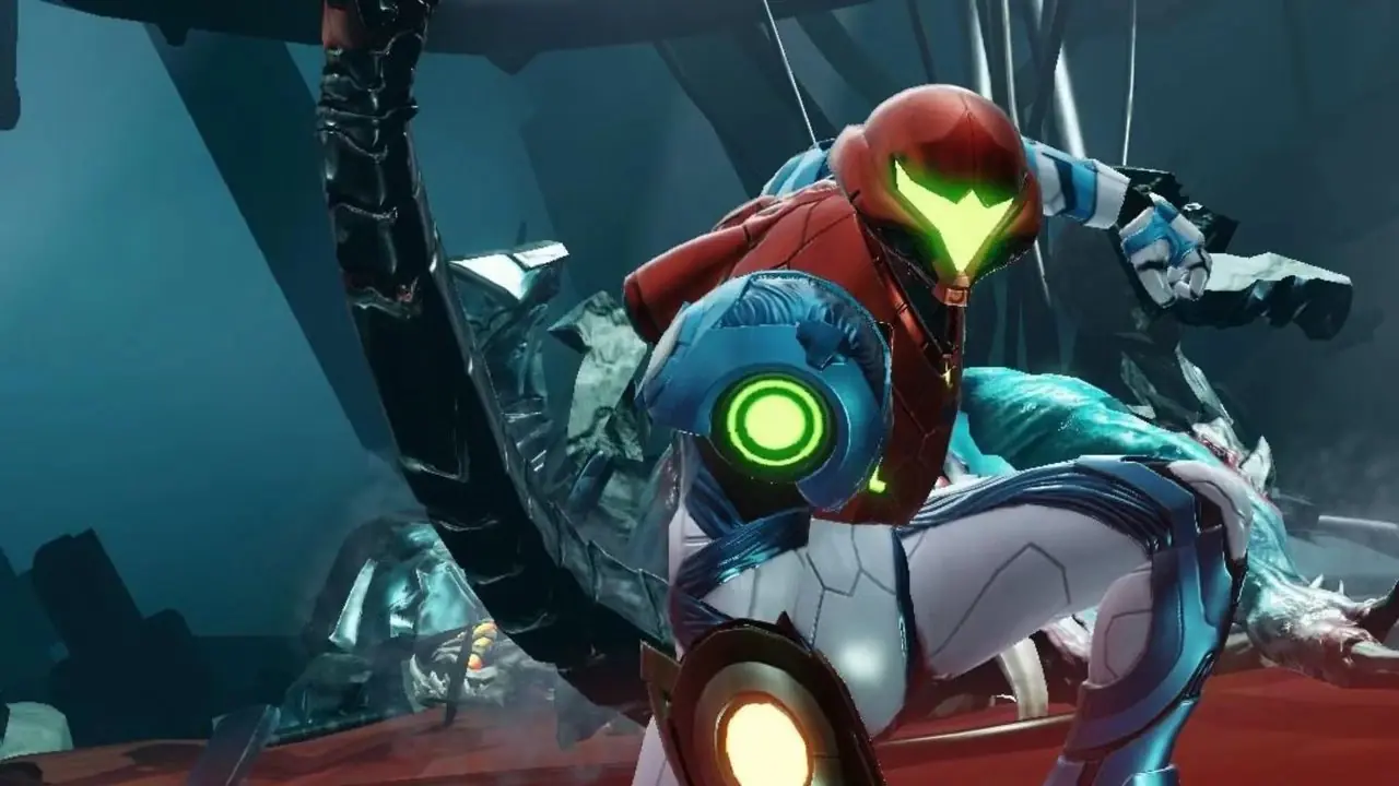 Metroid Ravenous Samus enfrentando novo inimigo