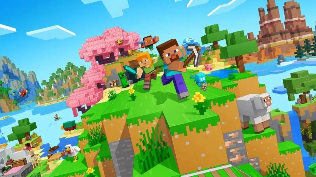 Grafica vibrante di Minecraft