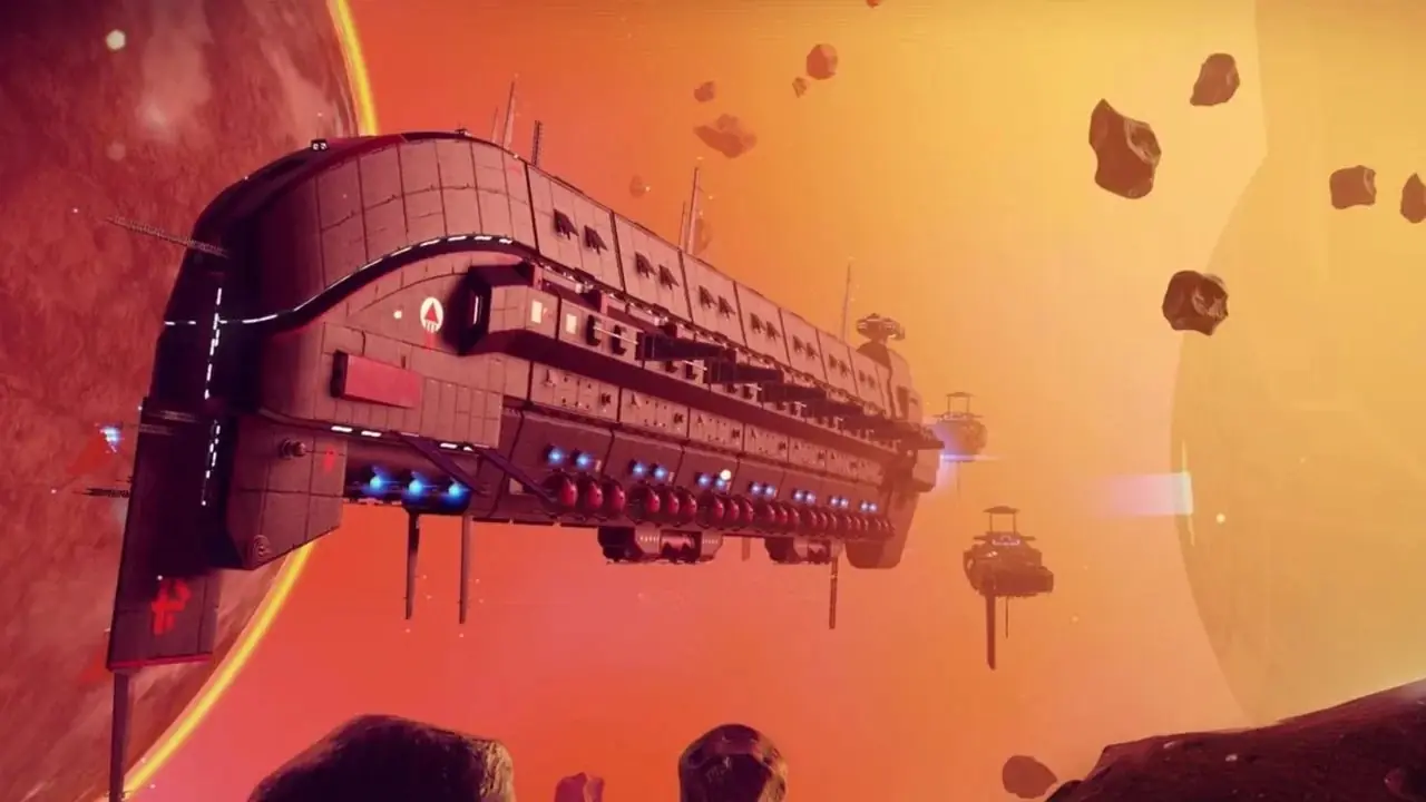 No Man’s Sky Walker на планете (1)