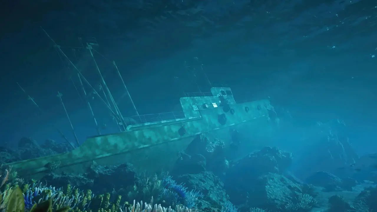 Barco se acerca a objeto misterioso en el océano
