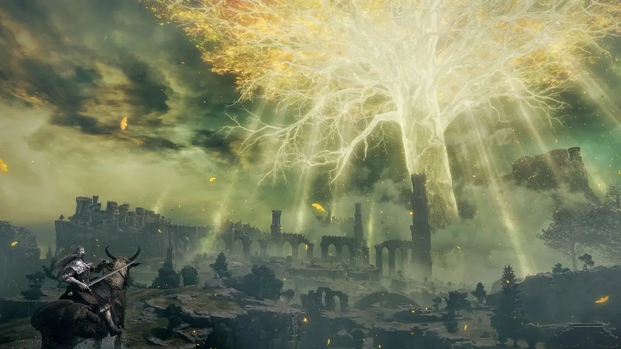 La Ciudad Imperial a lo lejos en The Elder Scrolls 4 Oblivion Remastered