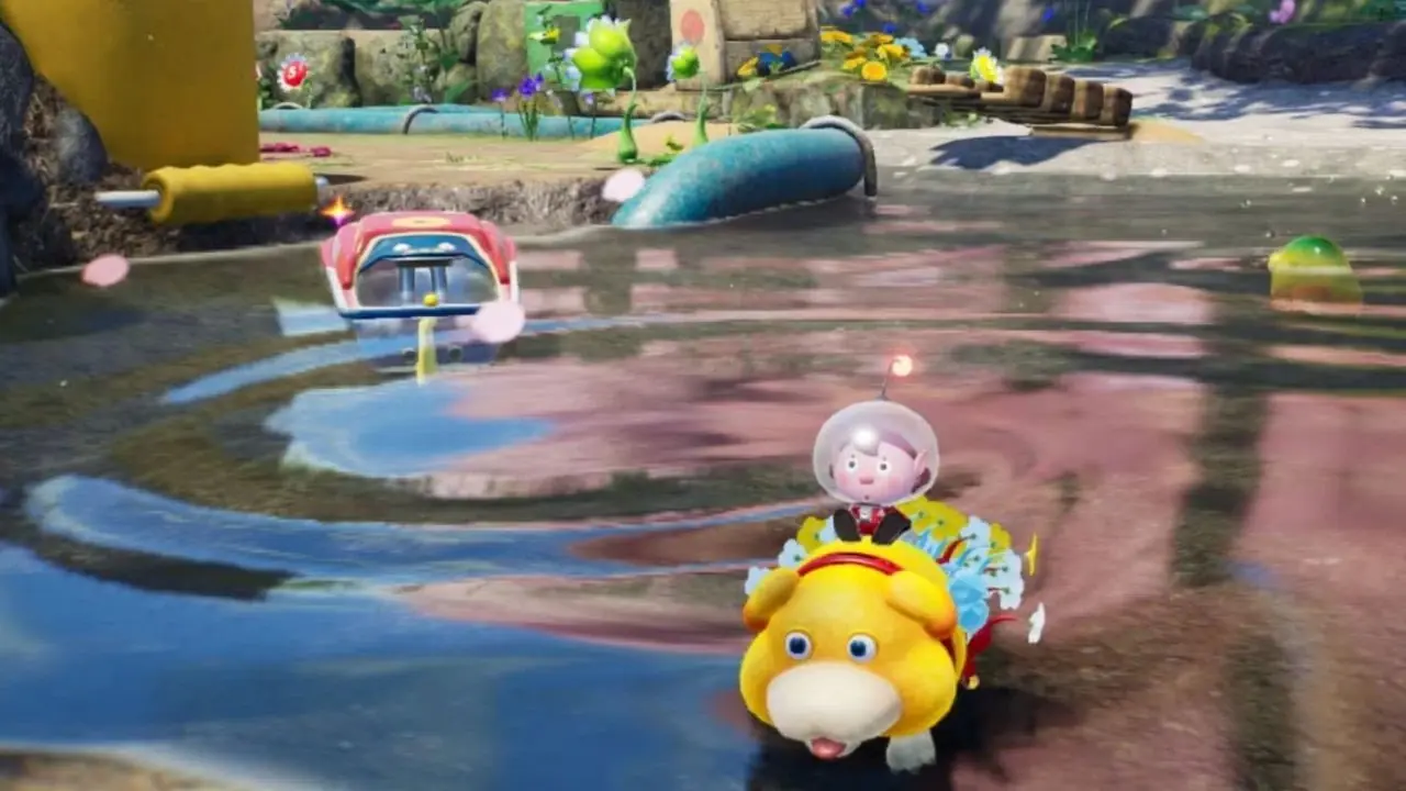 Capitán Olimar Oatchi y Pikmin en Pikmin 4