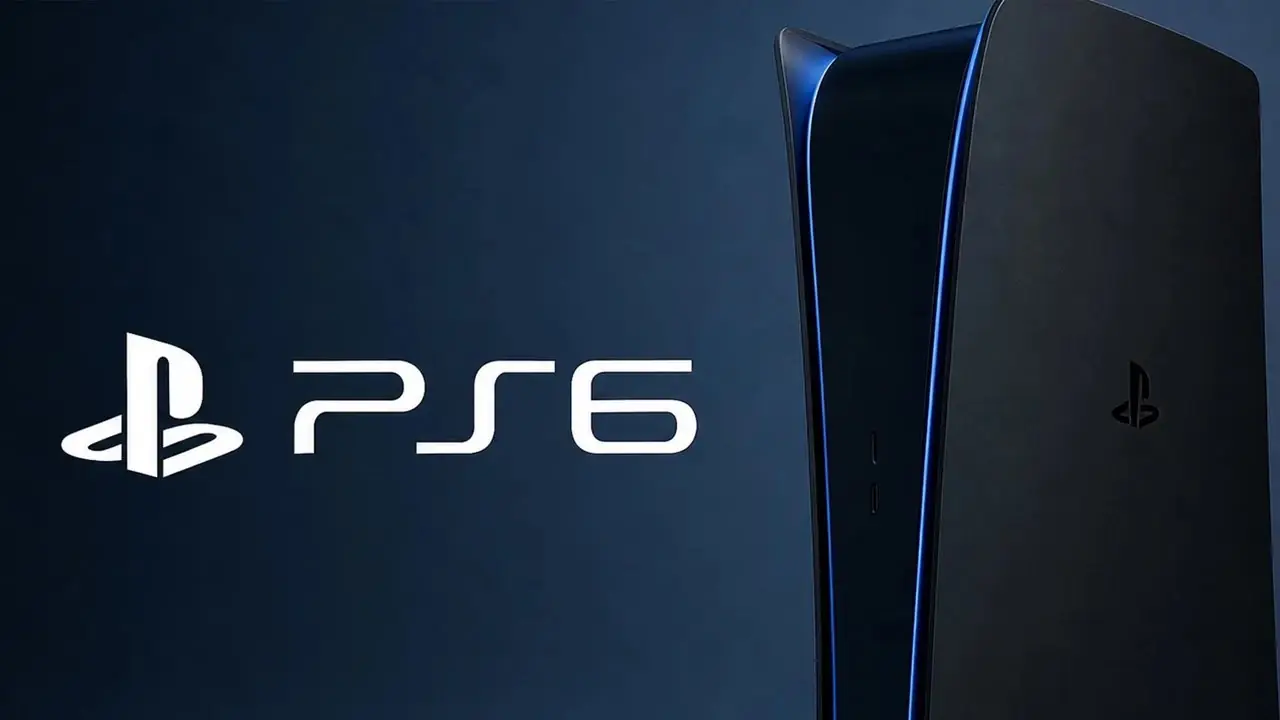 PS6 로고 옆에 있는 가짜 PlayStation 6 이미지
