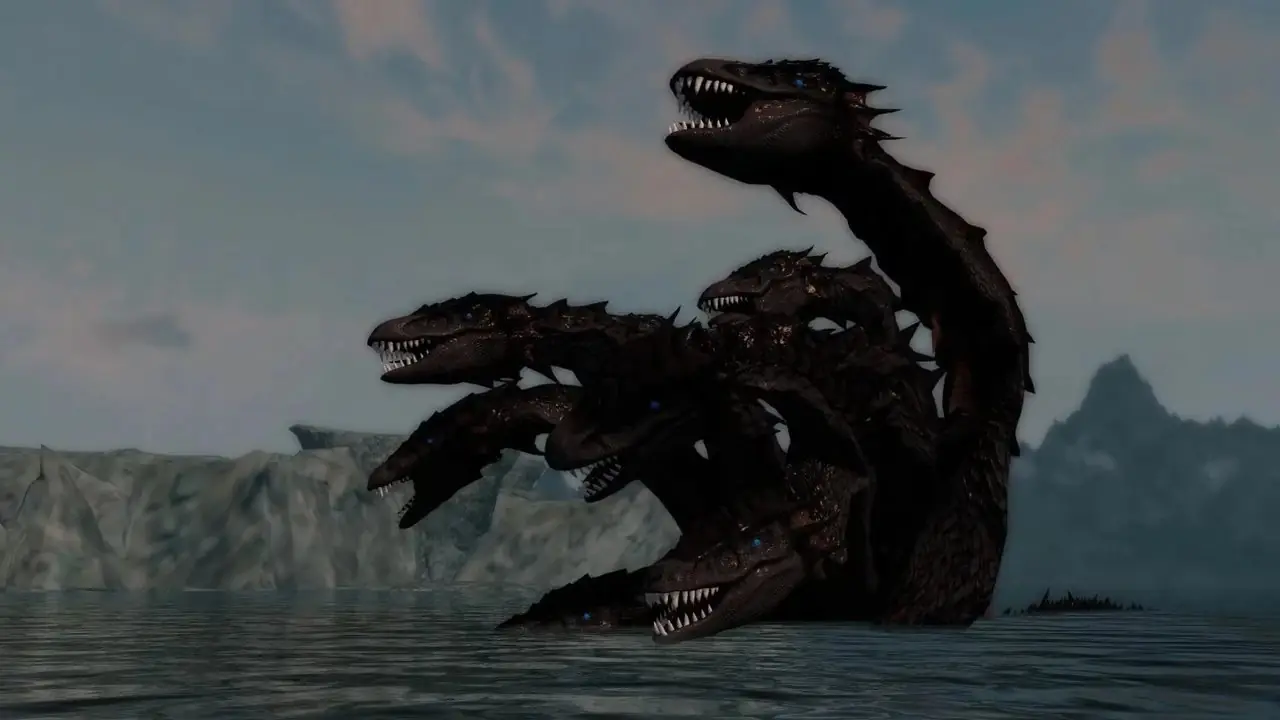 Skyrim ria companheira com as mãos cruzadas