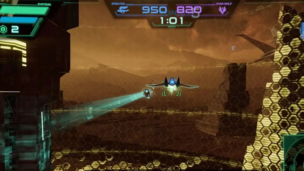 imagen de juego de star fox