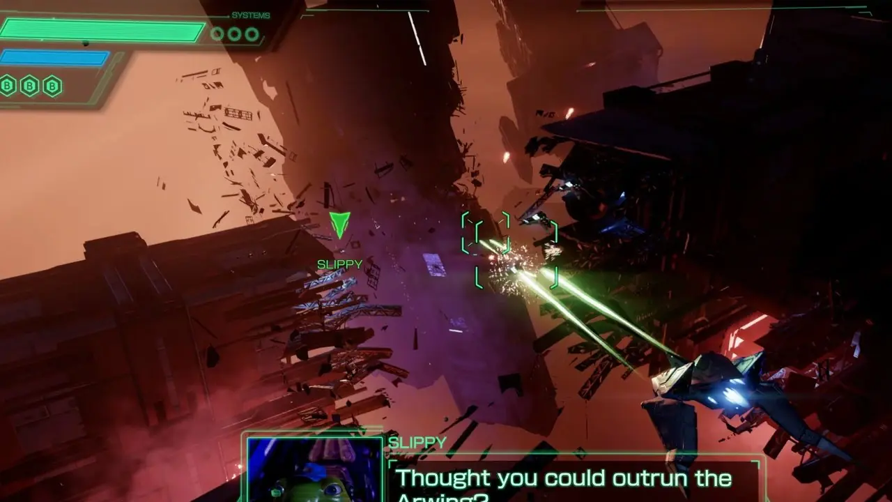 Fox i Krystal ze Star Fox Adventures przed Foxem i jego Arwingiem z remake’u Switch 2 Star Fox