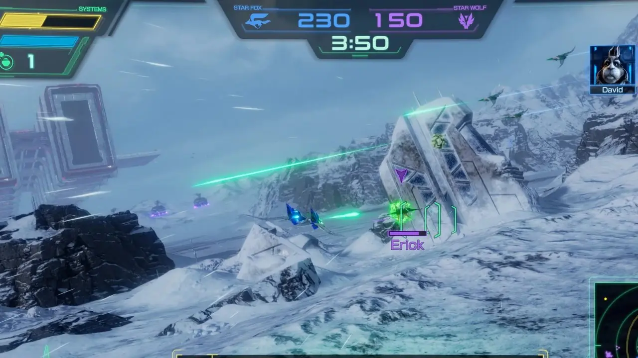 Tryb wieloosobowy Star Fox na Venomie