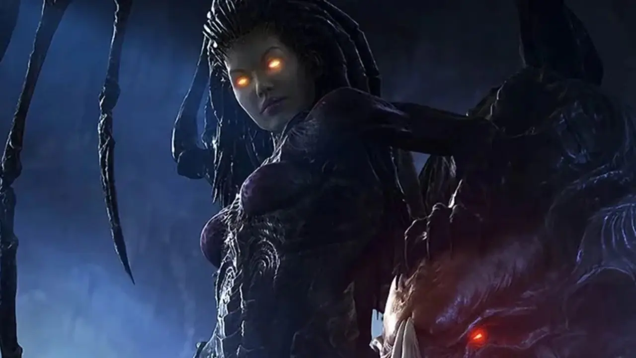 Armadura de StarCraft Space Marine frente al arte de Anthem y Concord