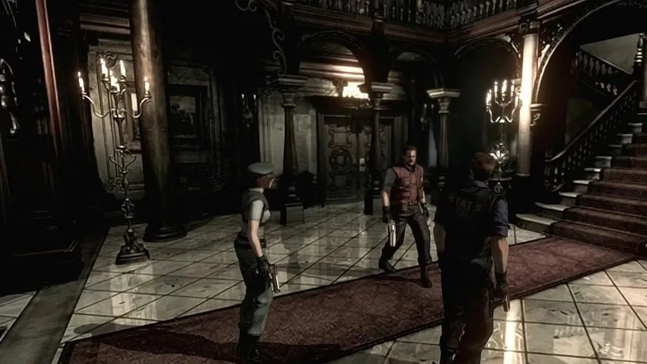 Resident Evil 4'ün yeniden yapımı Leon ve Ashley, Ganados'la karşı karşıya geliyor.