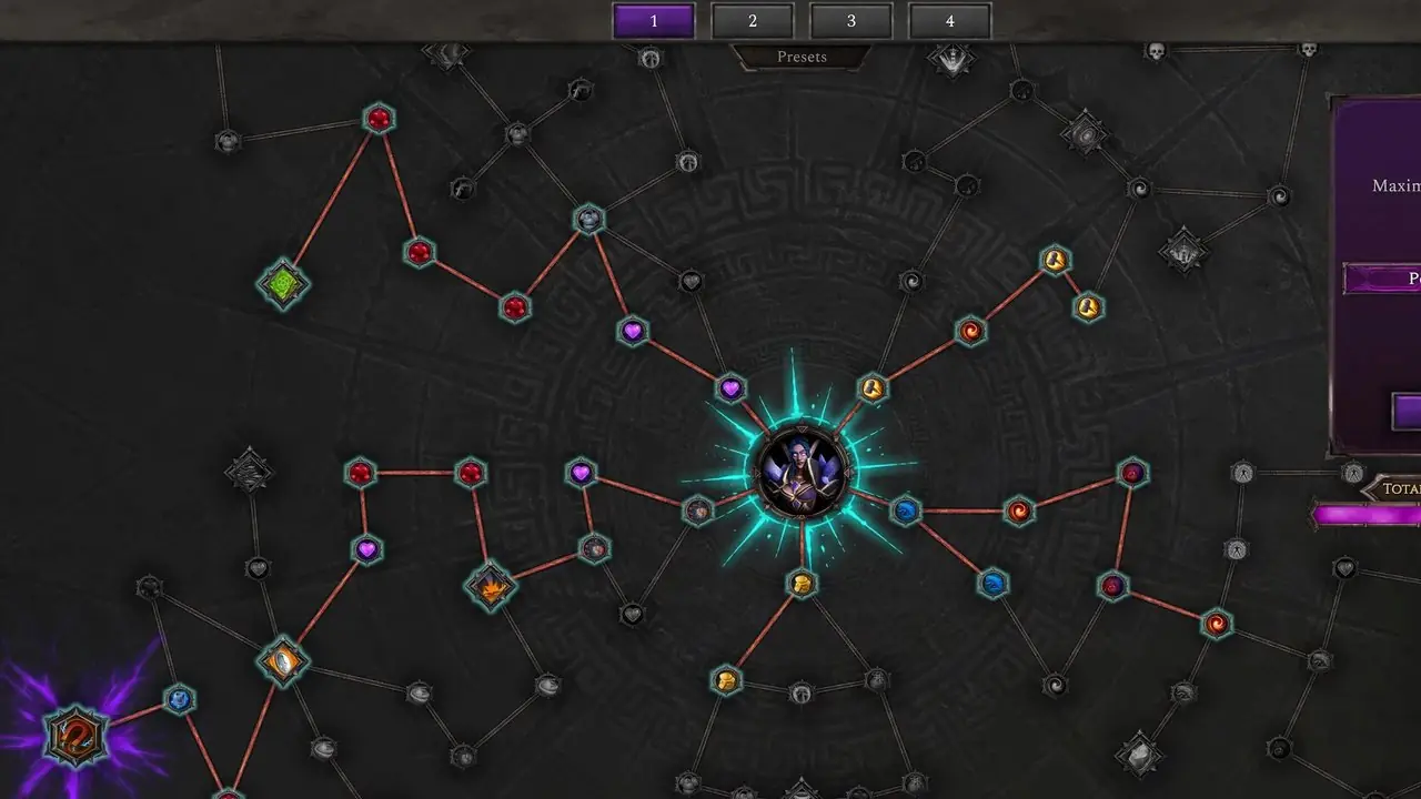 Lutando contra inimigos como o Herói Mago em Hellforged
